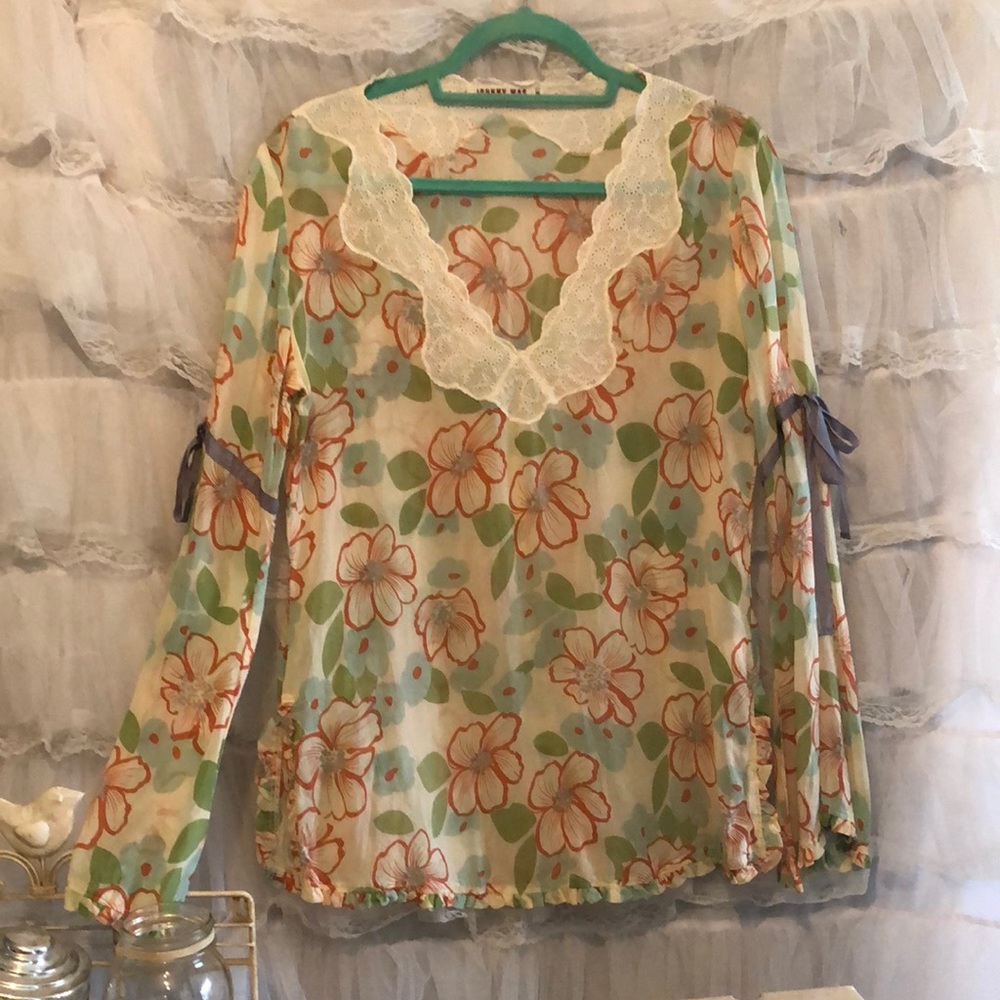 Johnny Was floral top